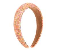 Cerchietto per capelli da donna, imbottito, fascia per capelli, antiscivolo, fascia larga, accessorio per capelli per matrimonio, accessorio da sposa, arancione