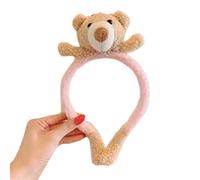 Cerchietto per capelli da donna, in peluche, a forma di coniglio, morbido motivo a cartoni animati, accessorio per capelli, accessorio per feste in costume, accessori per foto