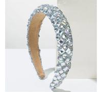 Cerchietto per capelli da donna in resina con perle e diamanti, accessori per capelli per sposa
