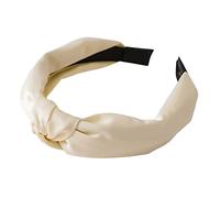 Cerchietto per capelli da donna, largo annodato, alla moda, in tinta unita, vintage, con nodo attorcigliato, turbante, accessori per capelli alla moda