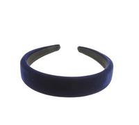 Cerchietto per capelli da donna, leggermente imbottito, in velluto, da sera, inverno, alla moda, formale, largo 4 cm, in tessuto, per Natale, compleanno, matrimonio, damigella d'onore, danza, vacanze,