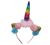 Cerchietto per capelli da donna, per feste e vacanze, con unicorni, copricapo natalizio per festival, decorazione stagionale, copricapo decorativo per adulti
