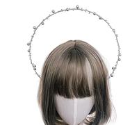 Cerchietto per capelli da donna, per matrimonio, con motivo floreale, per feste e tè