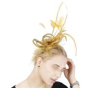 Cerchietto per capelli da donna, per ricevimenti, matrimoni, cocktail, fiori, piume, fermagli per capelli