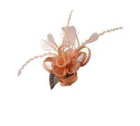 Cerchietto per capelli da donna, per ricevimenti, matrimoni, cocktail, fiori, piume, fermagli per capelli