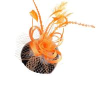 Cerchietto per capelli da donna, per ricevimenti, matrimoni, cocktail, fiori, piume, fermagli per capelli