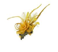 Cerchietto per capelli da donna, per ricevimenti, matrimoni, cocktail, fiori, piume, fermagli per capelli