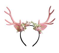 Cerchietto per capelli da donna, ragazze, accessori per capelli da donna, studentessa, forcine per capelli grandi a forma di corno di alce di Natale, cerchietto per capelli in stile cartone