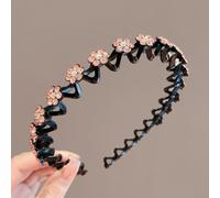 Cerchietto per capelli, diametro 13 cm, design a forma di fiore di prugno, accessorio per capelli floreale alla moda con vestibilità elastica liscia per un comfort tutto il giorno, adatto per donne e