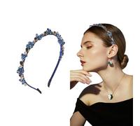 Cerchietto per capelli Dirndl, accessorio per capelli per Oktoberfest, da donna, per Oktoberfest, gioiello Dirndl, accessorio per capelli, per costume tradizionale bavarese, colore blu, blu scuro