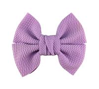 Cerchietto Per Capelli Donna 10 pz / 4.5 "Grande waffle tessuto di tessuto archi for ragazze popolari accessori moda dolce bowknot boutique hear wear Fascia Per Capelli(Lavender,Without clip)