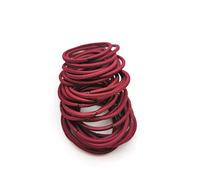 Cerchietto Per Capelli Donna 100 pezzi capelli gratis cravatta scruties Bionda Brown Bands Cavo Grandi donne elastiche Girls Girls Ponytail Supporti Nessun grovido Fascia Per Capelli(Wine red 100pcs)