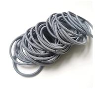 Cerchietto Per Capelli Donna 100 pezzi capelli gratis cravatta scruties Bionda Brown Bands Cavo Grandi donne elastiche Girls Girls Ponytail Supporti Nessun grovido Fascia Per Capelli(Grey blue 100pcs)