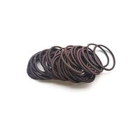 Cerchietto Per Capelli Donna 100 pezzi capelli gratis cravatta scruties Bionda Brown Bands Cavo Grandi donne elastiche Girls Girls Ponytail Supporti Nessun grovido Fascia Per Capelli(Chocolate 100pcs)