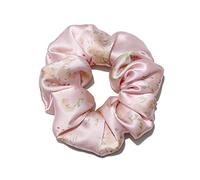Cerchietto Per Capelli Donna 100% Pure Silk Large Scrunchies Cortops Capel Bands Ties Elastics Ponytail Supporti for le donne Accessori for ragazze 19 momme 3.5 cm Fascia Per Capelli(22 Small Floral)
