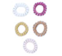 Cerchietto Per Capelli Donna 5pcs / Set Colore Donne Colore Mobile Telefono Mobile Cavo Capelli Accessori for capelli Accessori for capelli Studente Moda Elastico Corda for capelli Elastico Gomma Fasc