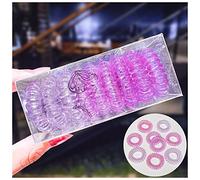 Cerchietto Per Capelli Donna 9pcs / Set Telefono Telefono Colorful Capelli Cravatta Donna Elastic Hairband Ponytail Ponytail Holders Capelli Corde Cavi Copricapo Copricapo Fascia Per Capelli(Style 2)