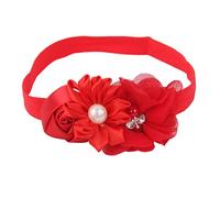 Cerchietto Per Capelli Donna Bianco Fiore Girls Headwear Faband Fotografia Puntelli Puntelli for capelli Accessori for la fase di viaggio Party Stage Mostra 12 Colori Fascia Per Capelli (Size : Red)