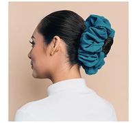 Cerchietto Per Capelli Donna Malasian Mazzo Capelli for capelli for le donne musulmane Chiffon Gomma Band Bella Hijab Volumizzante Scrackie Grandi Accessori for fodera Fascia Per Capelli(Lake Blue)