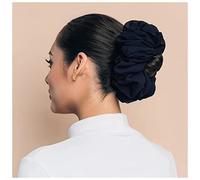 Cerchietto Per Capelli Donna Malasian Mazzo Capelli for capelli for le donne musulmane Chiffon Gomma Band Bella Hijab Volumizzante Scrackie Grandi Accessori for fodera Fascia Per Capelli(Deep Blue)