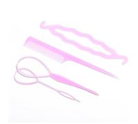 Cerchietto Per Capelli Donna Popolare 1 SET Strumenti di plastica Loop Styling Tools Nero Topsy Clip Clip Clip Capelli Braid Maker Styling Tool Mox Fascia Per Capelli(02PK)