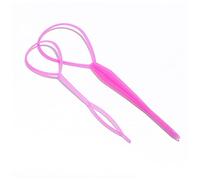 Cerchietto Per Capelli Donna Popolare 1 SET Strumenti di plastica Loop Styling Tools Nero Topsy Clip Clip Clip Capelli Braid Maker Styling Tool Mox Fascia Per Capelli(FS)