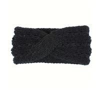 Cerchietto Per Capelli Donna Warm Winter Bandana Fashion Women Elastic Lavern Crochet lavorato a maglia Bandana testa avvolgente Hairband Elegante for capelli accessori Fascia Per Capelli (Size : Noi