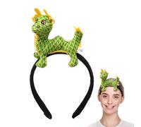 Cerchietto per capelli drago - Fascia in peluche drago | Fascette per capelli comodi per accessori per capelli per ragazze