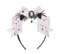 Cerchietto per capelli horror per Halloween, con scritta "Day of the Dead", accessorio per feste in stile gotico, divertente decorazione per capelli horror, dimensioni comode, si adatta a tutti i