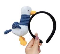 Cerchietto per capelli in peluche 3D con animali che si illuminano per feste di Natale, copricapo per ragazze per lavare il viso fascia per bambini divertenti copricapo