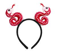 Cerchietto per capelli in peluche a forma di serpente, morbido e imbottito, fascia per capelli da donna, accessorio per foto divertente, accessorio unico per vacanze, per l'anno del serpente