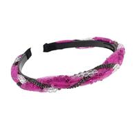 Cerchietto per capelli in pizzo con paillettes per le donne coreani strass fascia antiscivolo dolce fascia per capelli abbigliamento casual copricapo in rete