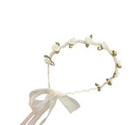 Cerchietto per capelli in plastica, elegante accessorio per capelli con perline, accessorio per feste di nozze per pelli sensibili, elegante fascia per donne e ragazze, addio al nubilato, pelle