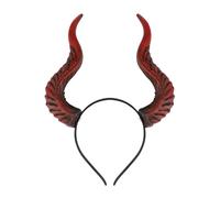 Cerchietto per capelli in stile gotico per Halloween, corno di bue, Malefica, cosplay, travestimento con animali, cerchietto per capelli, copricapo per travestimento, carnevale, coppia, giochi di