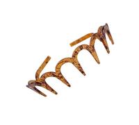 Cerchietto per capelli ondulati, a forma di U, a forma di Zig Zaagg, pettine per capelli a dente di squalo, pettine per capelli, fascia per capelli per acconciature, trucco e sport
