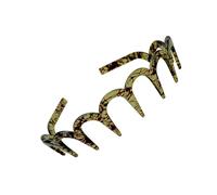 Cerchietto per capelli ondulati, a forma di U, a forma di Zig Zaagg, pettine per capelli a dente di squalo, pettine per capelli, fascia per capelli per acconciature, trucco e sport