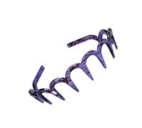 Cerchietto per capelli ondulati, a forma di U, a forma di Zig Zaagg, pettine per capelli a dente di squalo, pettine per capelli, fascia per capelli per acconciature, trucco e sport