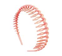 Cerchietto per capelli ondulato con denti a pettine, sottile e antiscivolo, alla moda, per lo sport, la casa, i viaggi