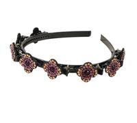 Cerchietto per capelli per donne e ragazze, fermagli per capelli per lo styling a becco d'anatra fasce per capelli a quattro foglie