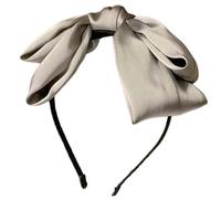 Cerchietto per capelli punk oversize vintage per concerti rock archi fiocco scuro copricapo unisex usura