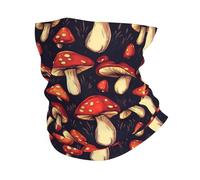 Cerchietto per Capelli Retro Red Mushroom Vintage Lavabile Fascia per Capelli Elastico Ghetta da Collo per attività Estivo Sports