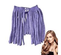 Cerchietto per capelli senza calore, senza calore, set arricciacapelli senza calore, ferro arricciacapelli per capelli secchi 2 in 1 | accessori per capelli da donna, bigodini, assorbono rapidamente