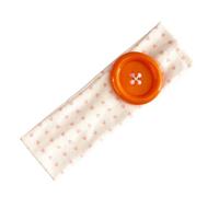 Cerchietto per capelli stampato per ragazze e donne, E | Fascia elastica con bottone per pendolarismo, abbigliamento quotidiano, Bang Taming
