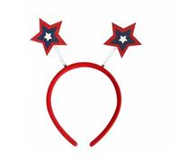 Cerchietto per capelli Tema del 4 luglio Julycostume Cerchietto per capelli accattivante Cuore e americano per i venditori ambulanti Parate del Giorno ' Indipendenza Accessori patriottici Sfusi