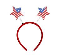 Cerchietto per capelli Tema del 4 luglio Julycostume Cerchietto per capelli accattivante Cuore e americano per i venditori ambulanti Parate del Giorno ' Indipendenza Accessori patriottici Sfusi