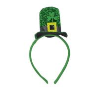 Cerchietto per capelli verde per fortuna e buona fortuna durante il giorno, elegante cappello irlandese