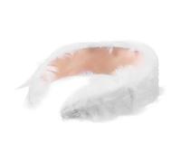 Cerchietto per Chioma in Piuma Bianca per Donne e Ragazze | Accessorio Costume per Cosplay e Feste, Stile Retrò Unico, Leggero e Versatile, per Natale e Halloween