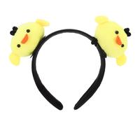 Cerchietto per Chioma Pulcino in Peluche Giallo, Stabile e Comodo | Cerchietto Giraffa, Accessorio Kawaii, Feste, Compleanni e Scuola, per Chignon e Code