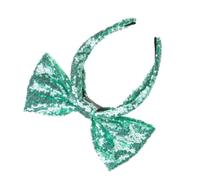 Cerchietto per festa di San Patrizio, accessorio per le vacanze, con fiocco, per adulti e bambini, a forma di leprechaun, con fiocco