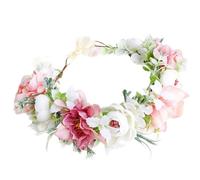 Cerchietto realistico a forma di fiore per primavera, campeggio, fotografia, temperamento, festa di nozze, copricapo per sposa